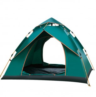 Camping tent with cover